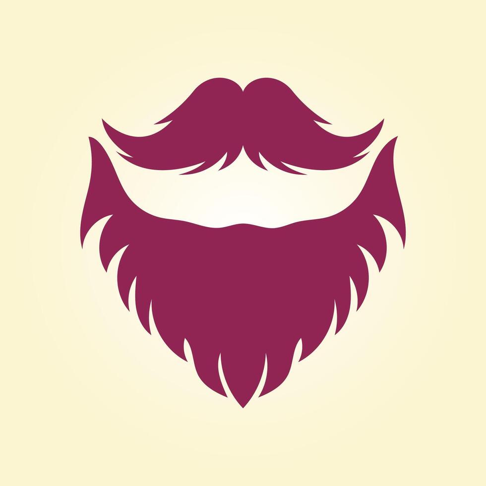 Curly Beard trendy artwork gorgeous abstract illustration colorful practical design vector