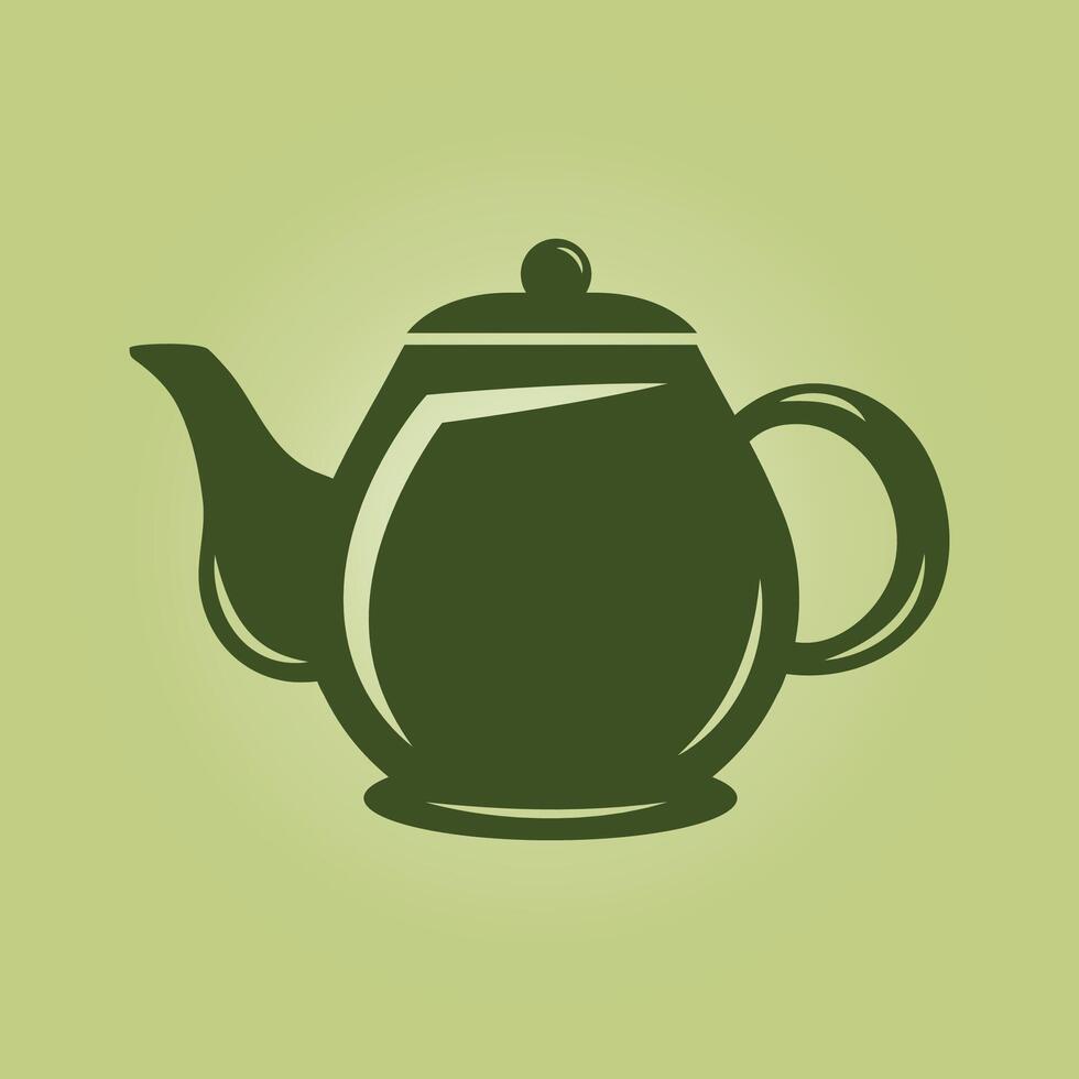 Teapot trendy artwork ravishing abstract illustration colorful applicable design vector