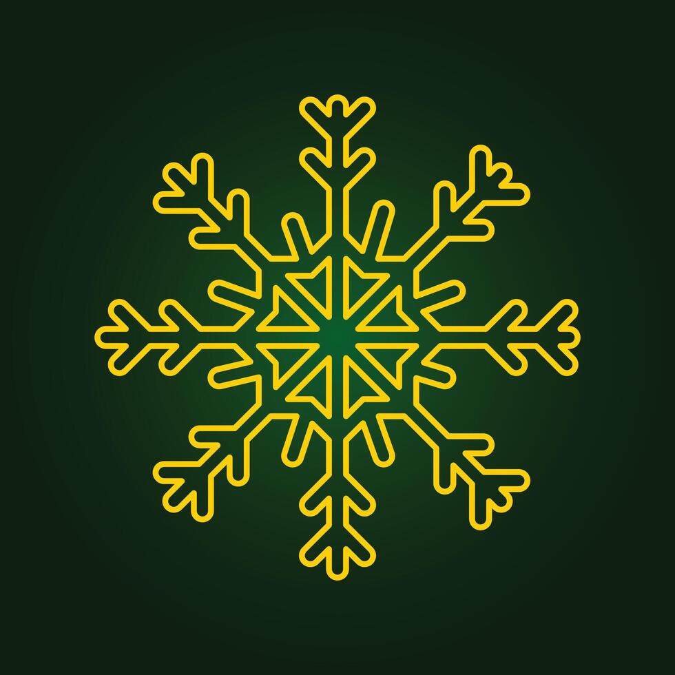 Snowflake christmas trendy artwork beauteous abstract illustration colorful applicable design vector