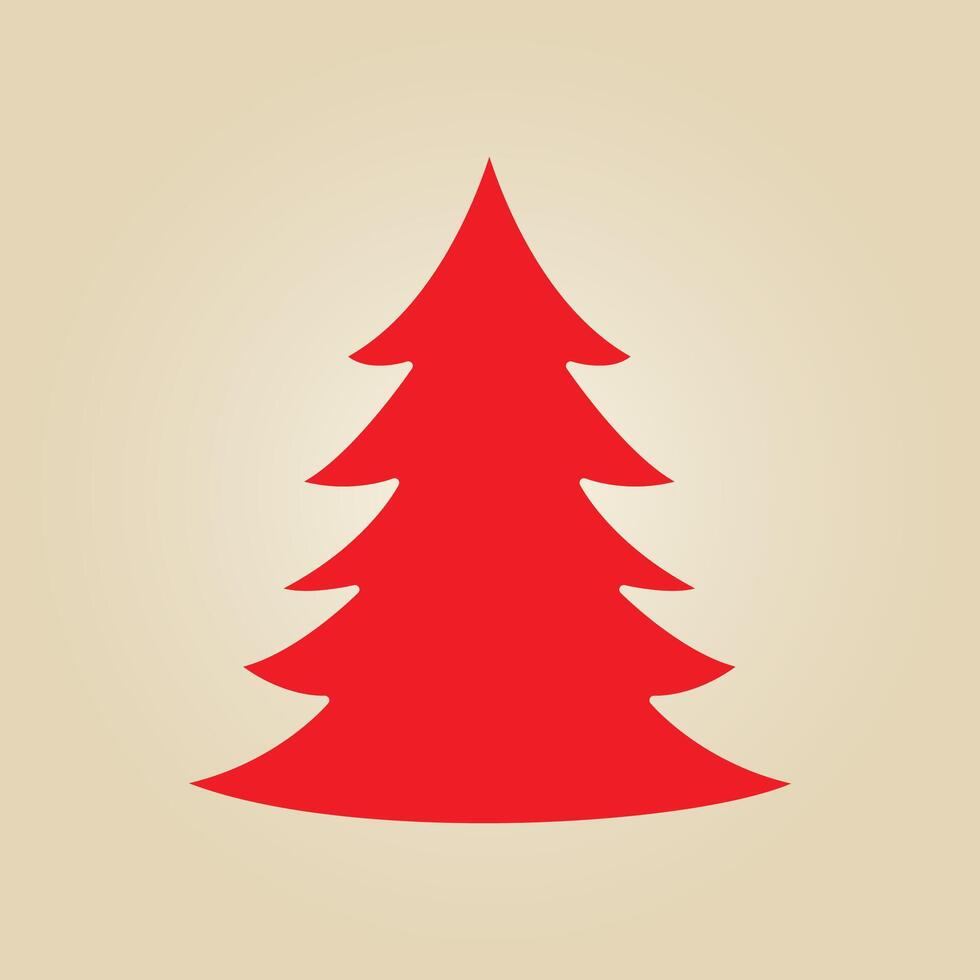 Christmas tree trendy artwork glorious abstract illustration colorful applicable design vector