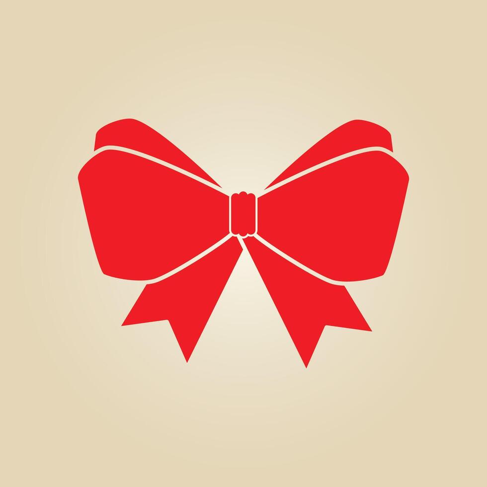 Bow ribbon trendy artwork glorious abstract illustration colorful applicable design vector