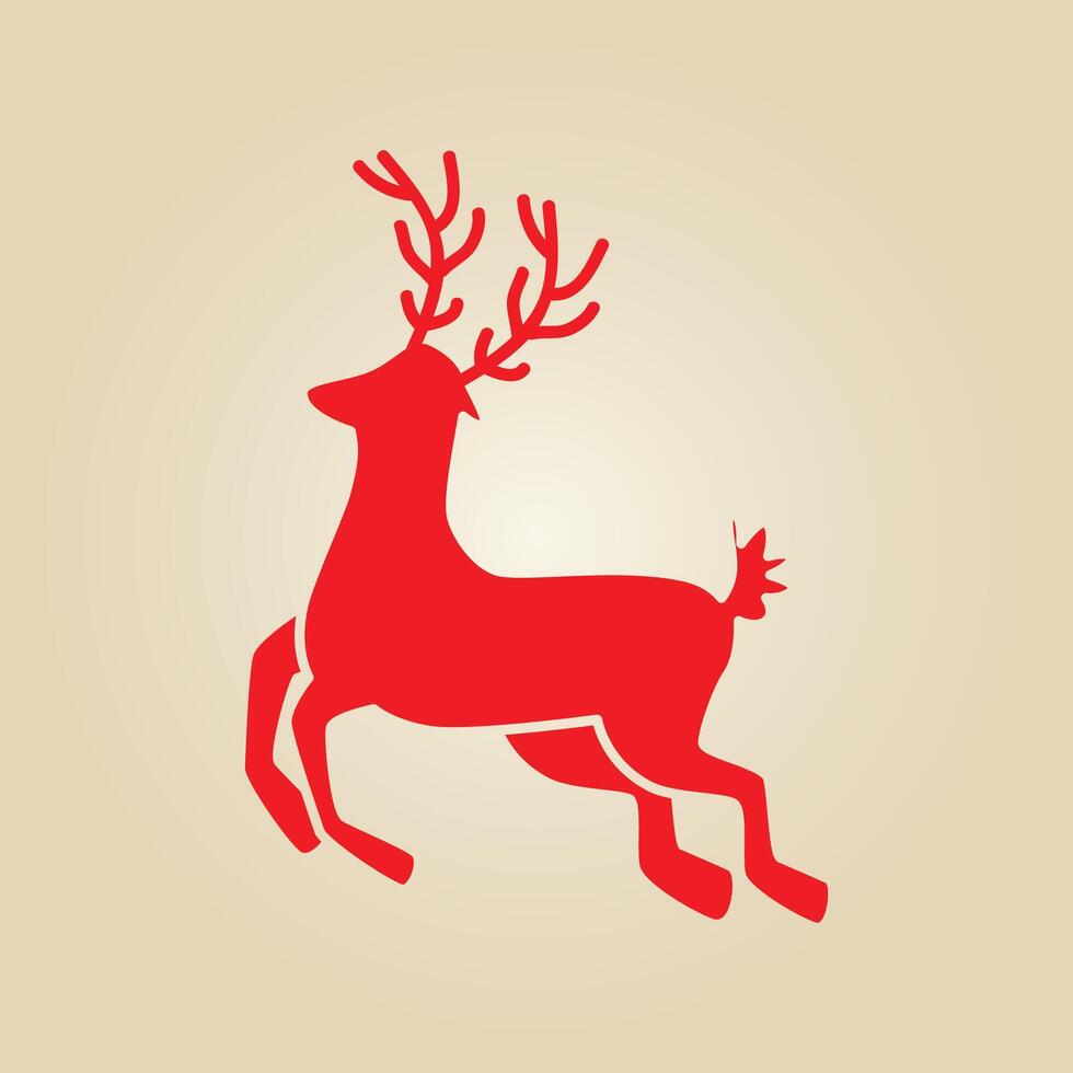 Reindeer trendy artwork glorious abstract illustration colorful applicable design vector