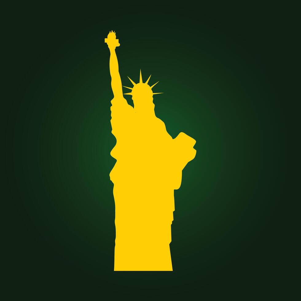 Statue of liberty trendy artwork beauteous abstract illustration colorful applicable design vector