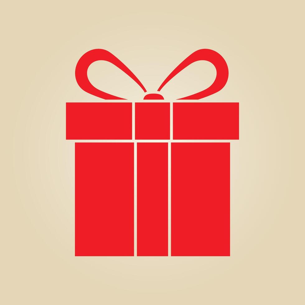 Gift box trendy artwork glorious abstract illustration colorful applicable design vector