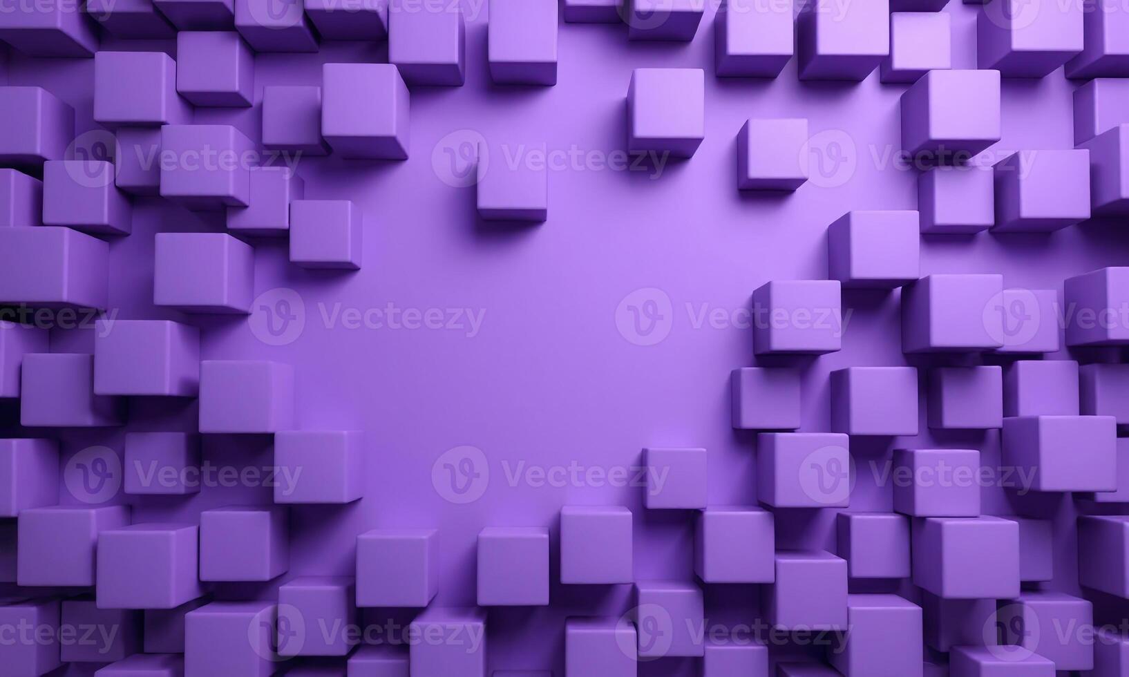 Random shifted purple cube boxes block background wallpaper photo