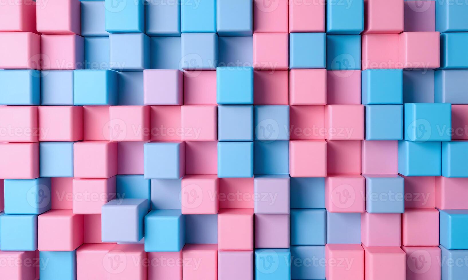 Random shifted cyan cube boxes block background wallpaper photo