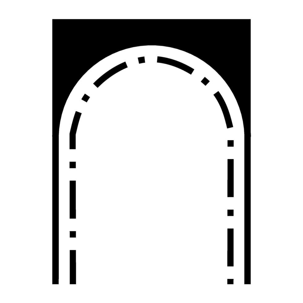 Arched Door and Window Frame Architectural Design, Middle Eastern Style Door or Window Frame Design vector