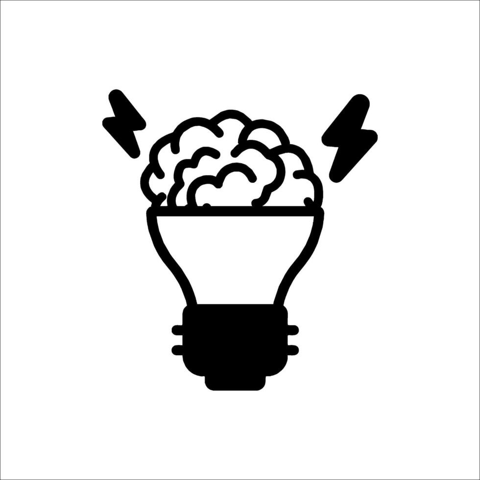 Brain icon illustration vector