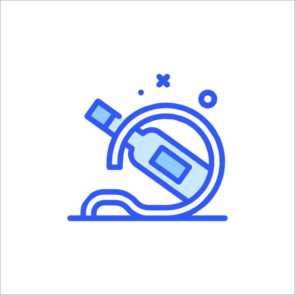 A bottle of wine is being poured into a glass vector
