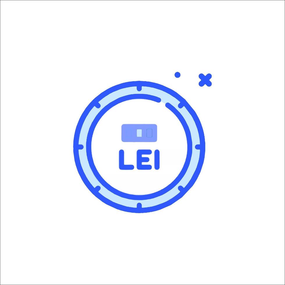 Lei icon illustration vector