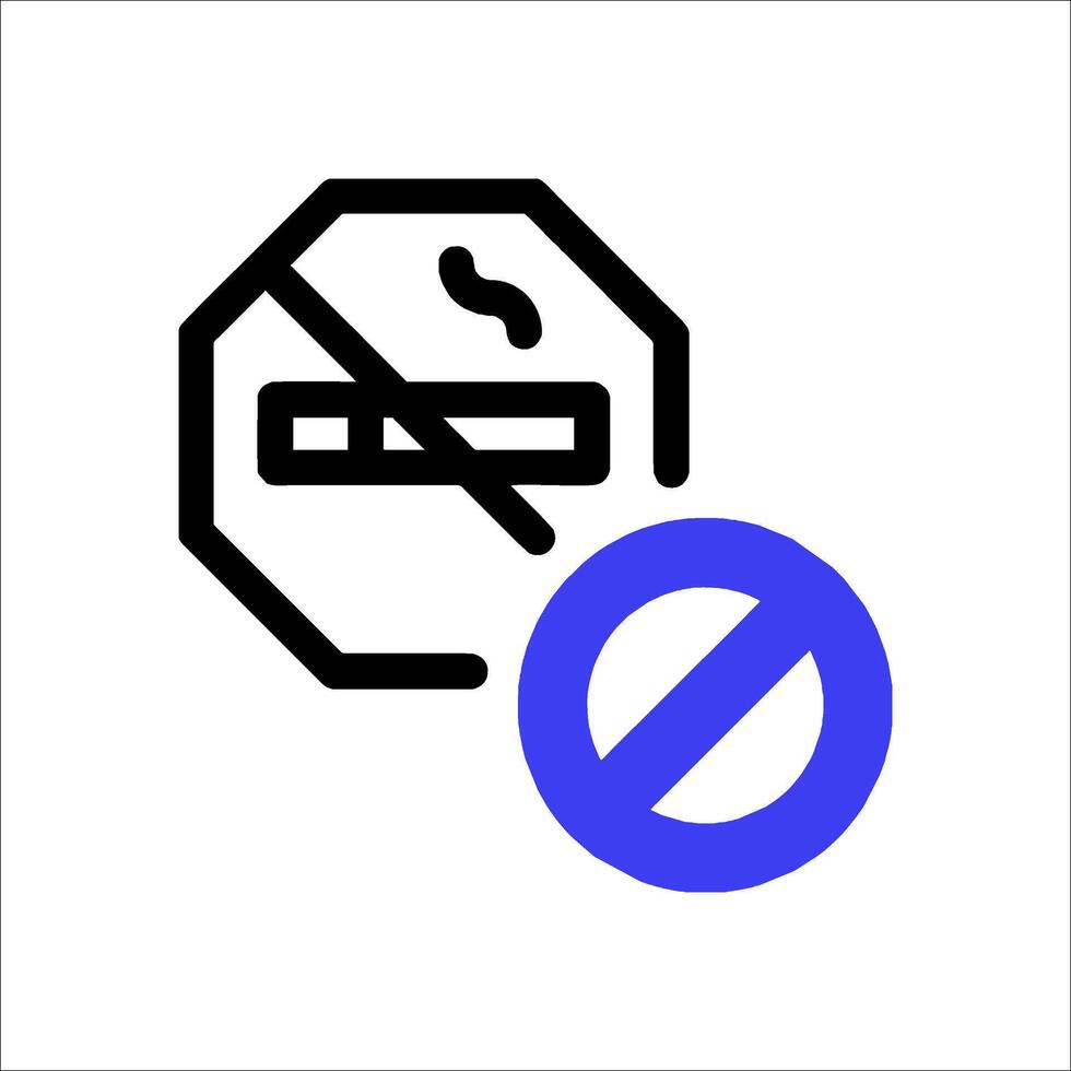 No smoking sign vector