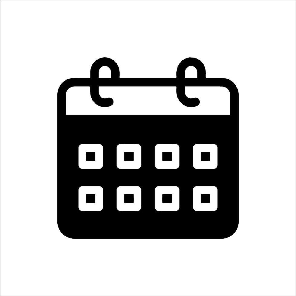Calendar icon illustration vector