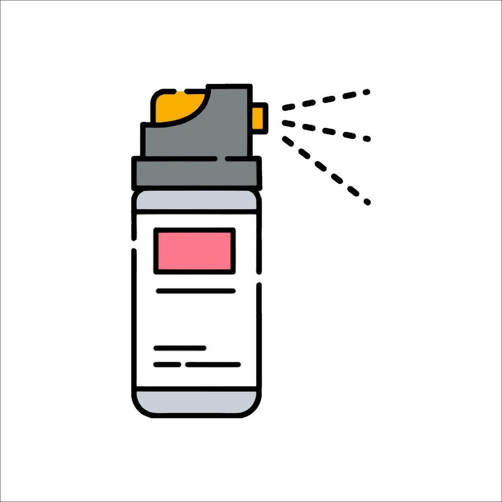 Spray can icon illustration vector