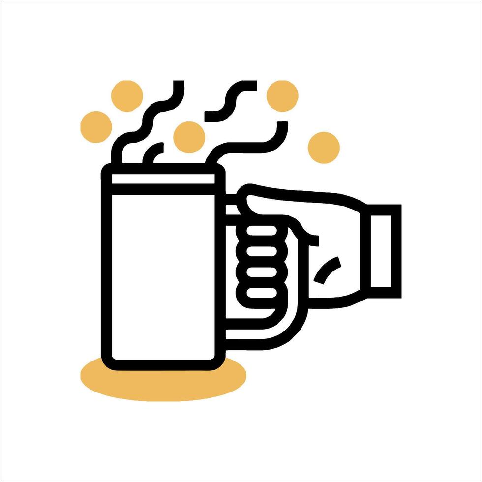 Beer mug icon vector