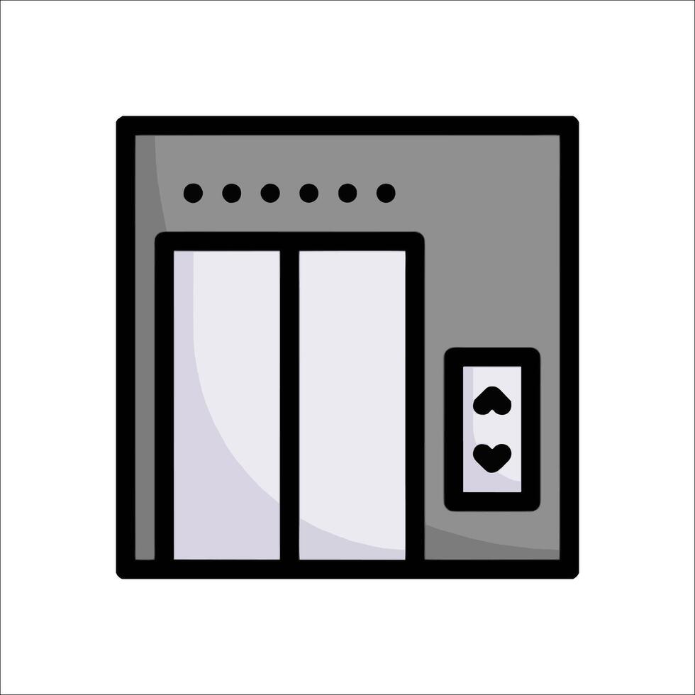 Elevator icon illustration vector