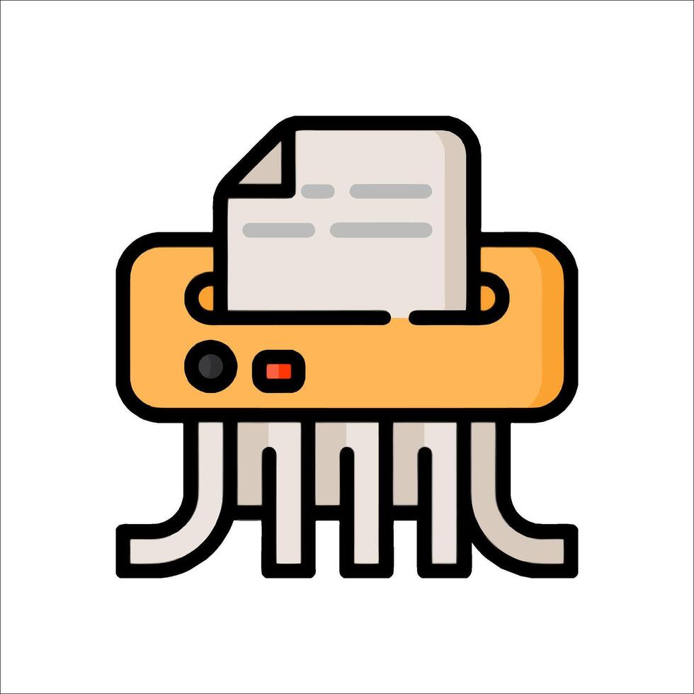 A toaster with a paper on top of it vector