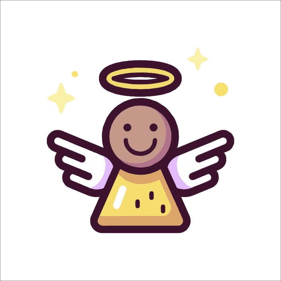 Angel icon illustration vector