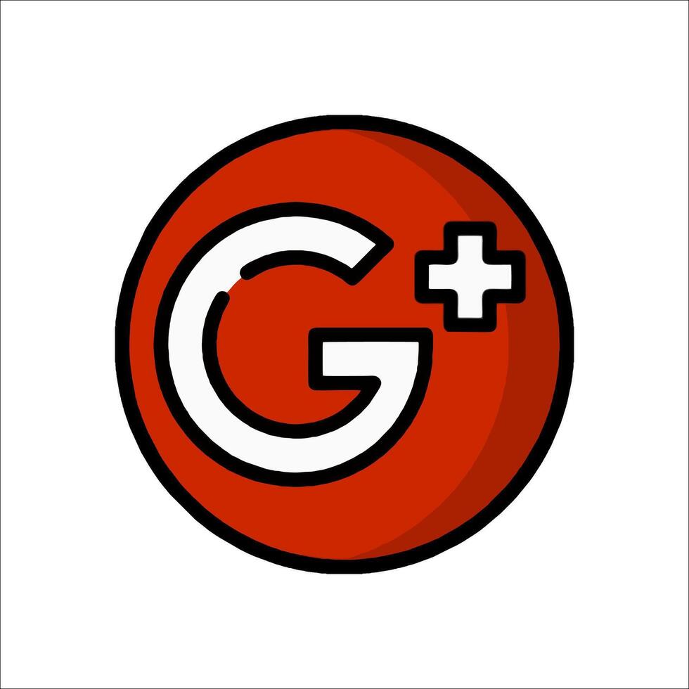 Google plus logo vector