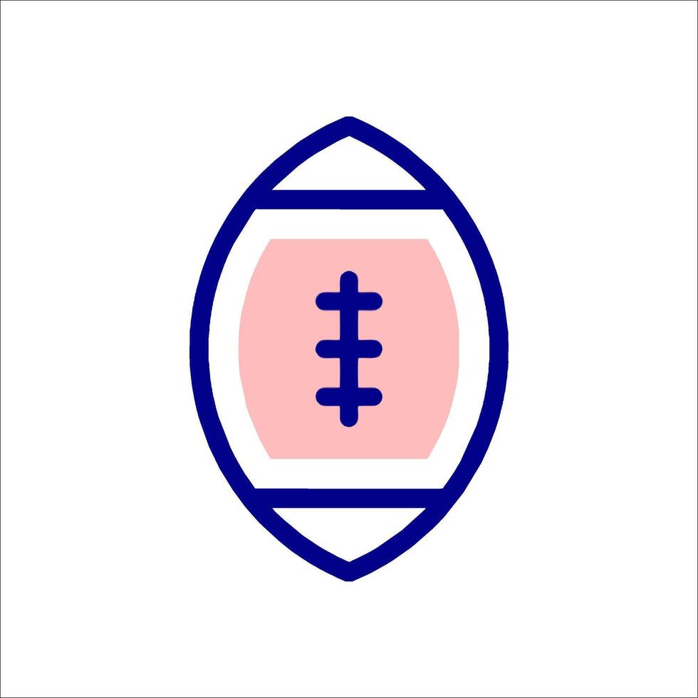 A football ball icon on a white background vector