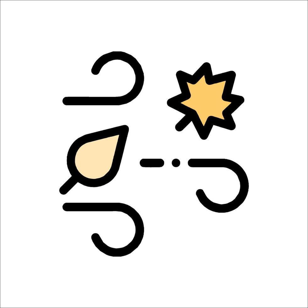Autumn leaf icon illustration vector