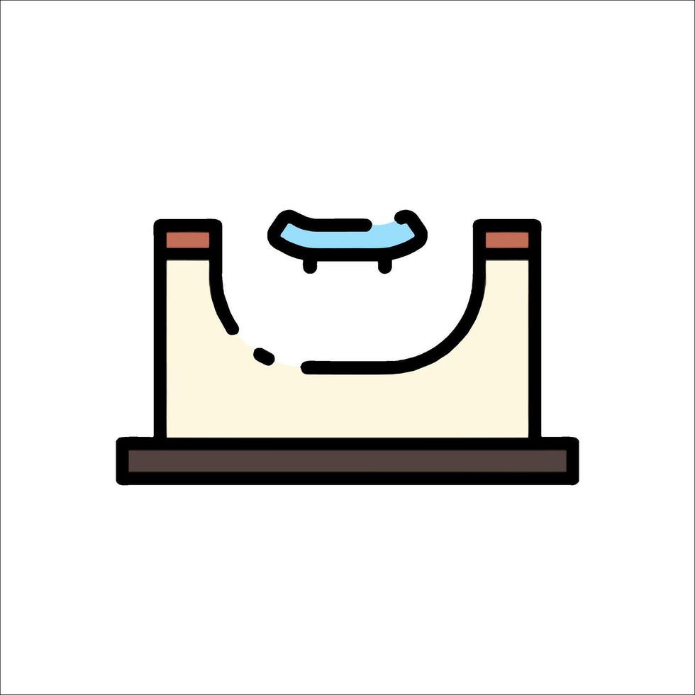 A scale with a blue object on top vector