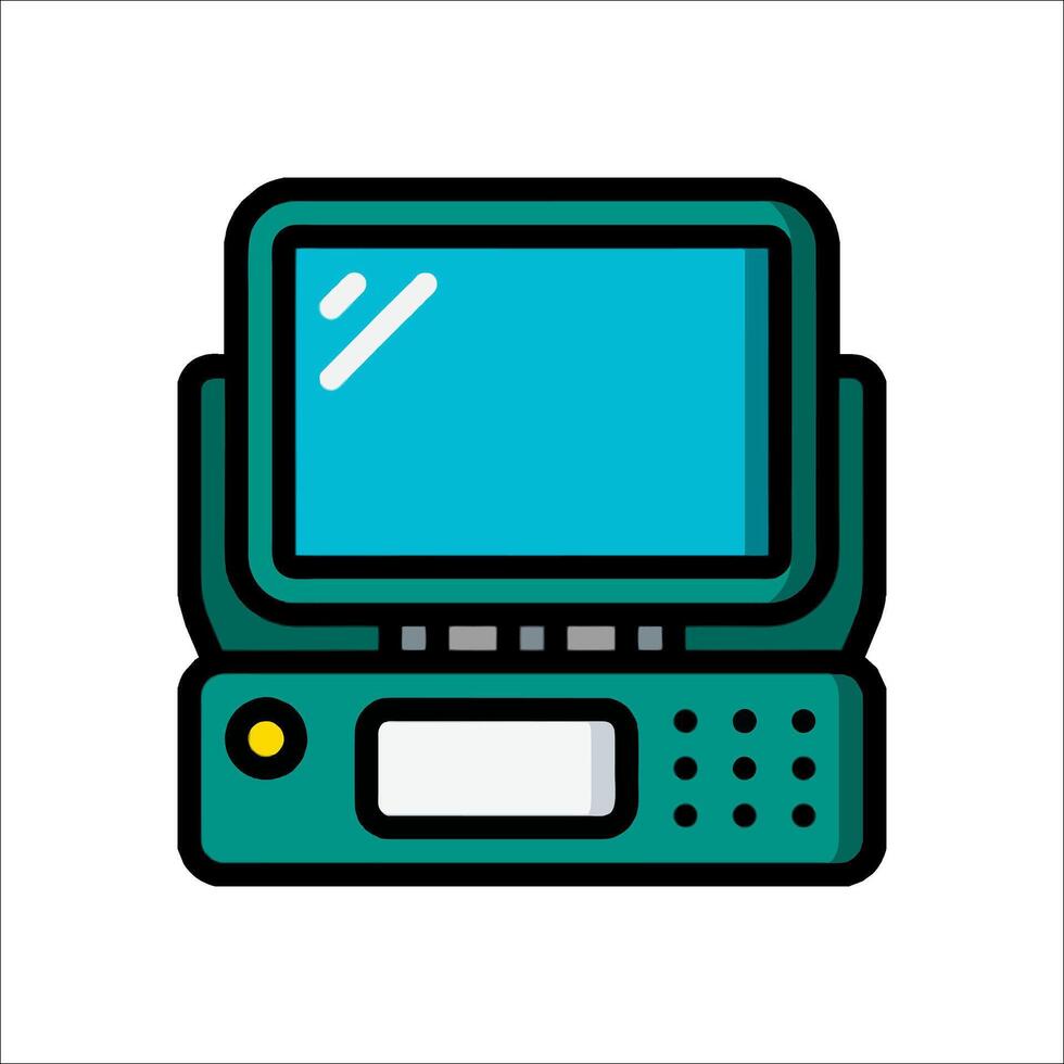 Computer icon illustration vector
