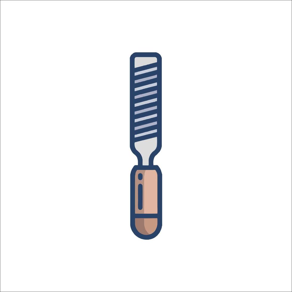 A comb icon on a white background vector