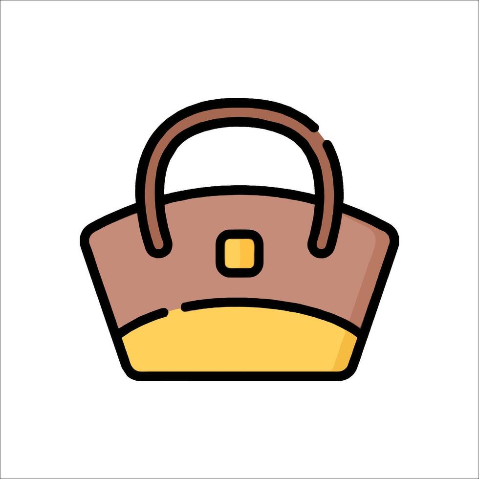 Handbag icon, illustration vector