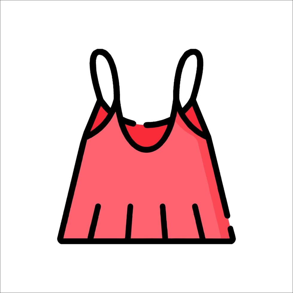 A pink top with a bow on it vector