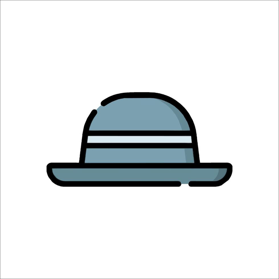 A hat icon on a white background vector