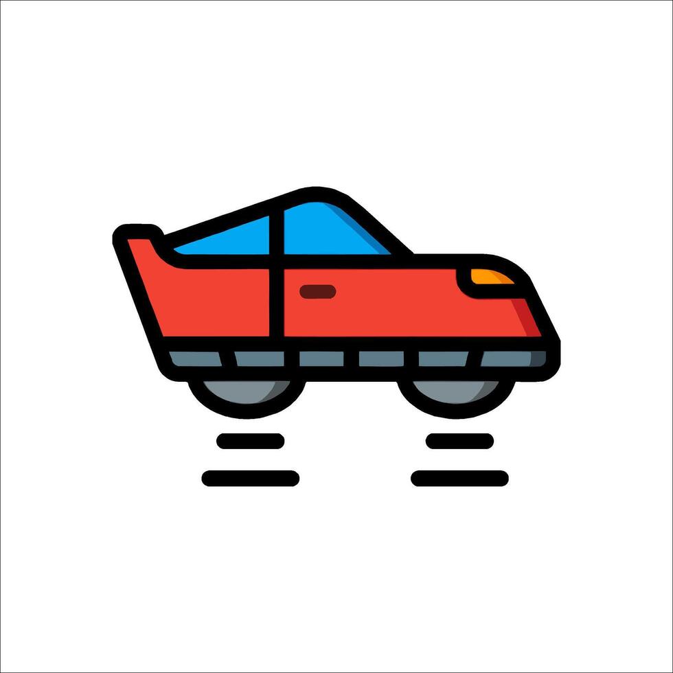 Car icon illustration isolated on white background vector