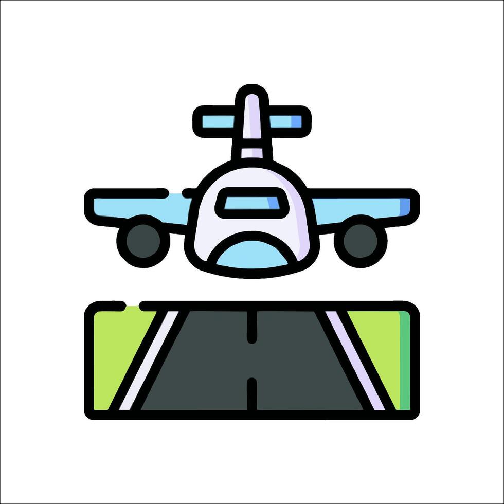Airport icon illustration vector