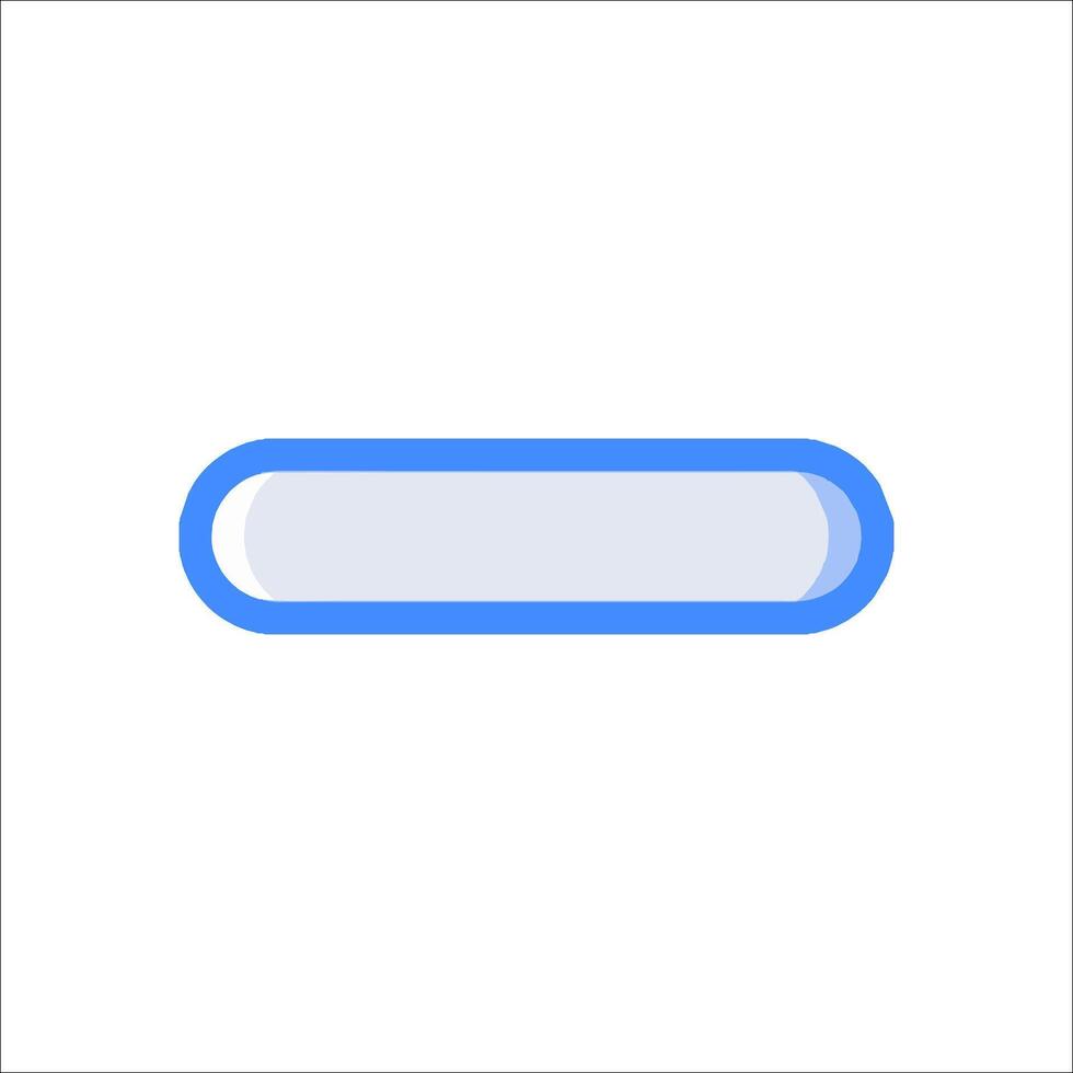 A blue and white bar with a line on it vector
