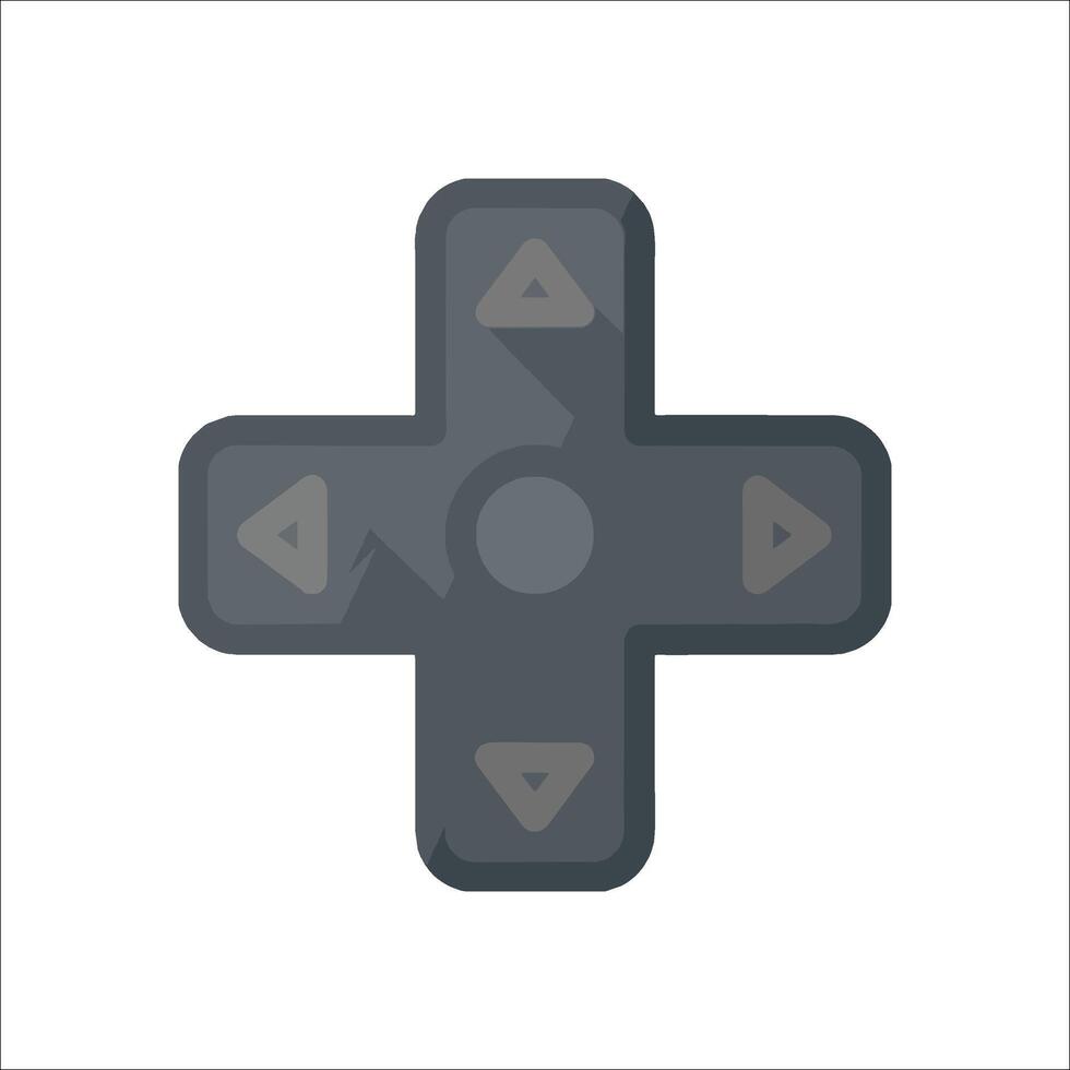 A game controller icon on a white background vector