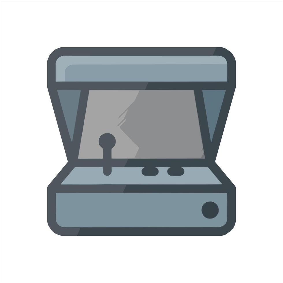 An icon of a game machine vector