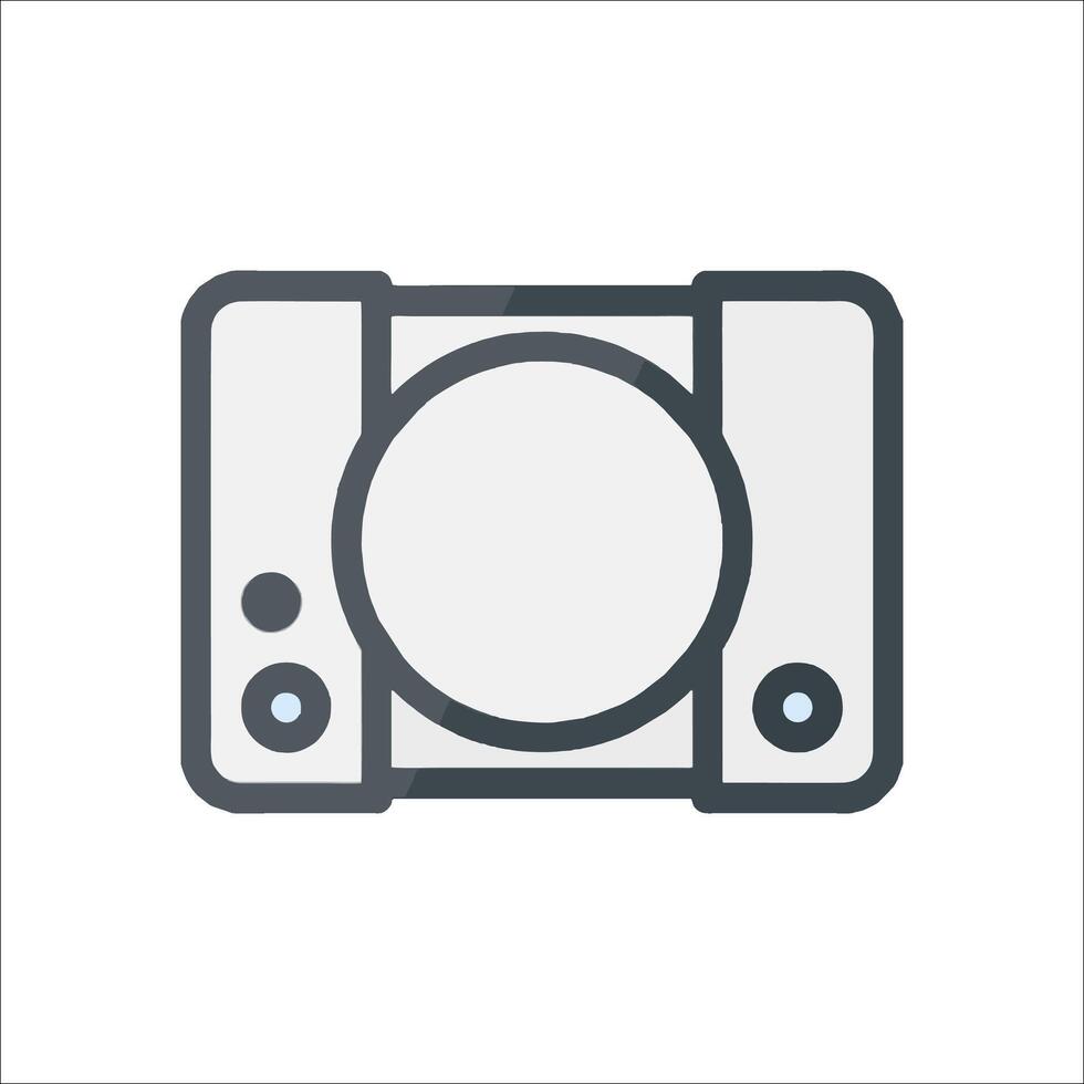 A game console icon on a white background vector