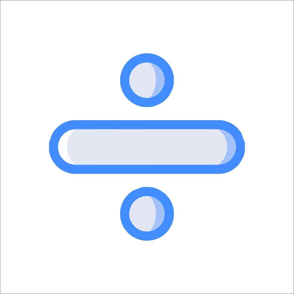 A blue and white icon with two people vector