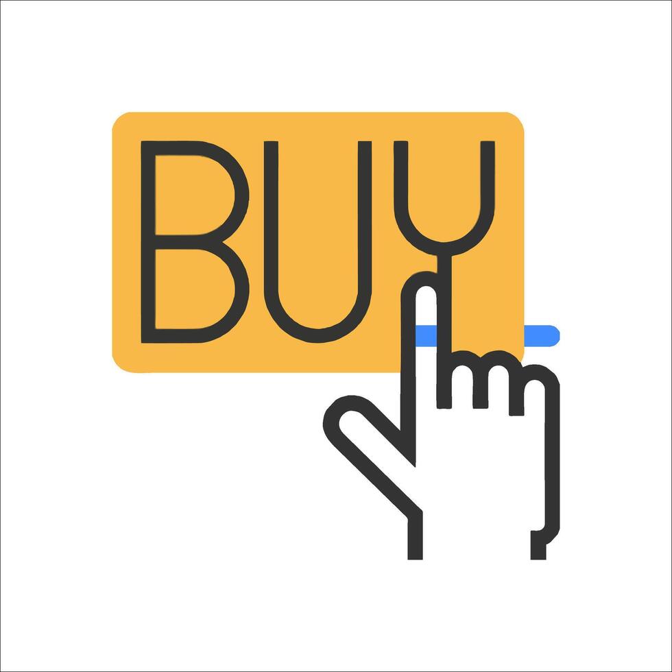 Buy icon illustration vector