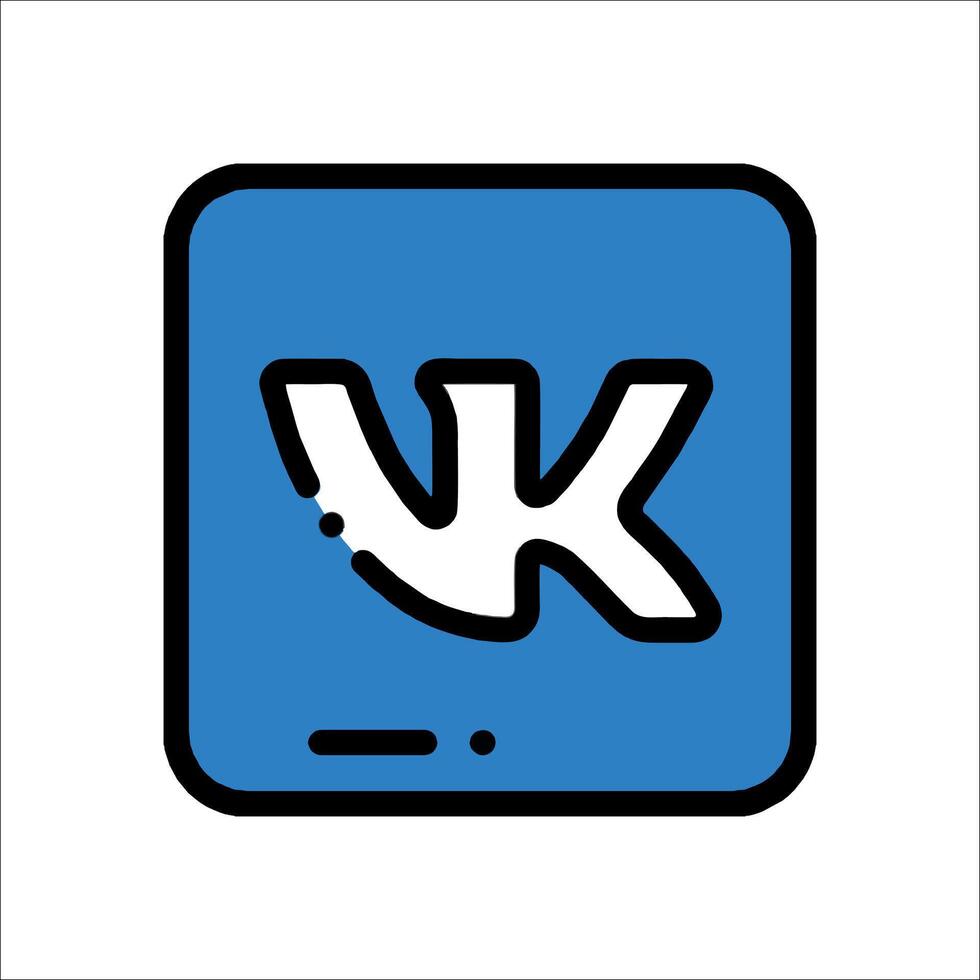 The logo for the kik messenger app vector