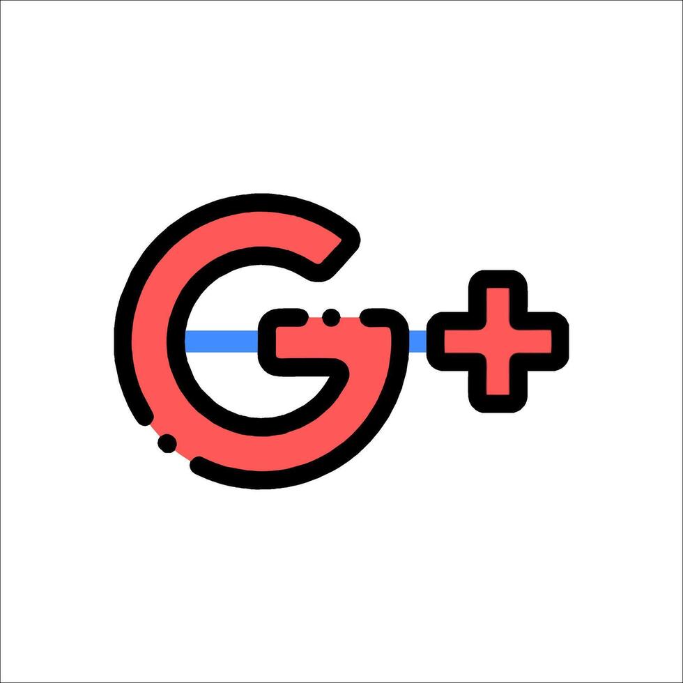 Google plus logo vector