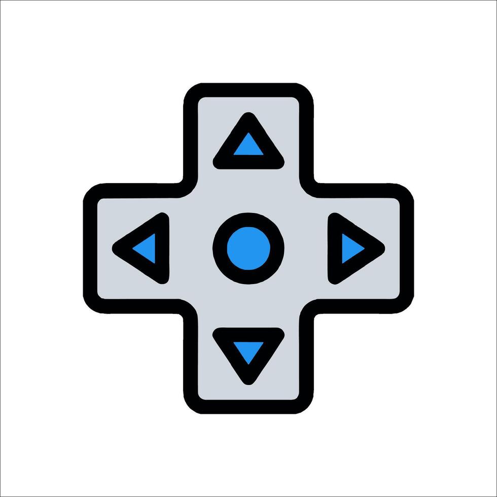 A game controller icon on a white background vector