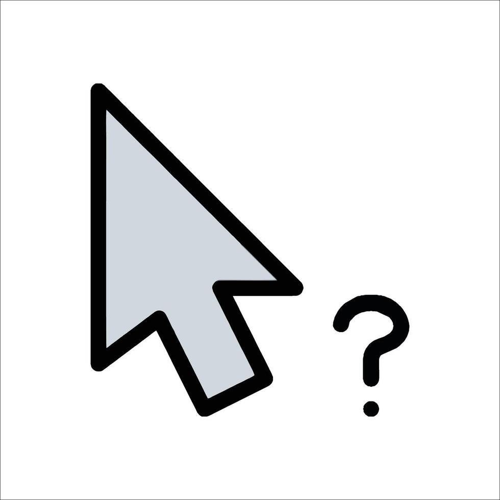 Mouse cursor icon illustration vector