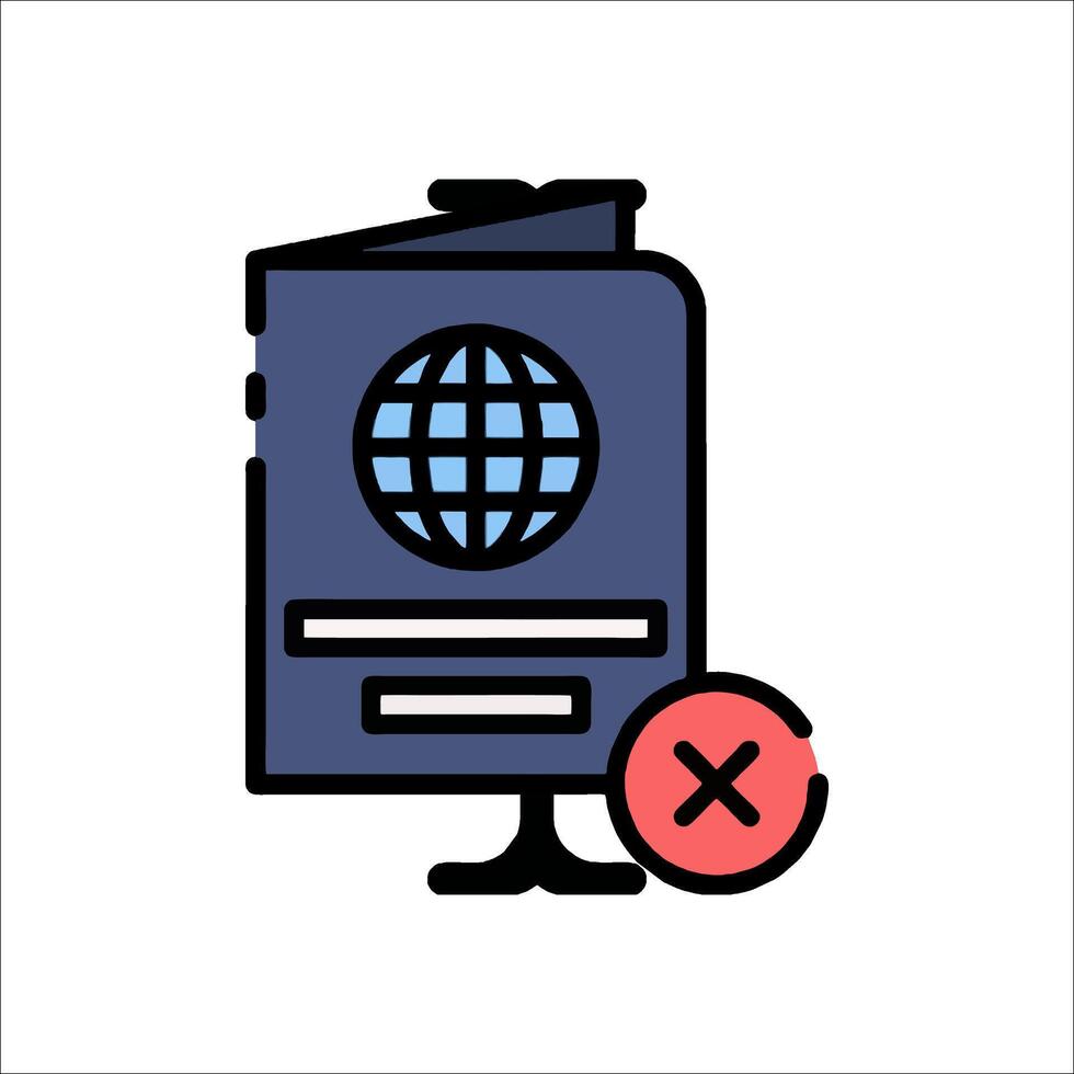 A globe and a book with a red cross vector