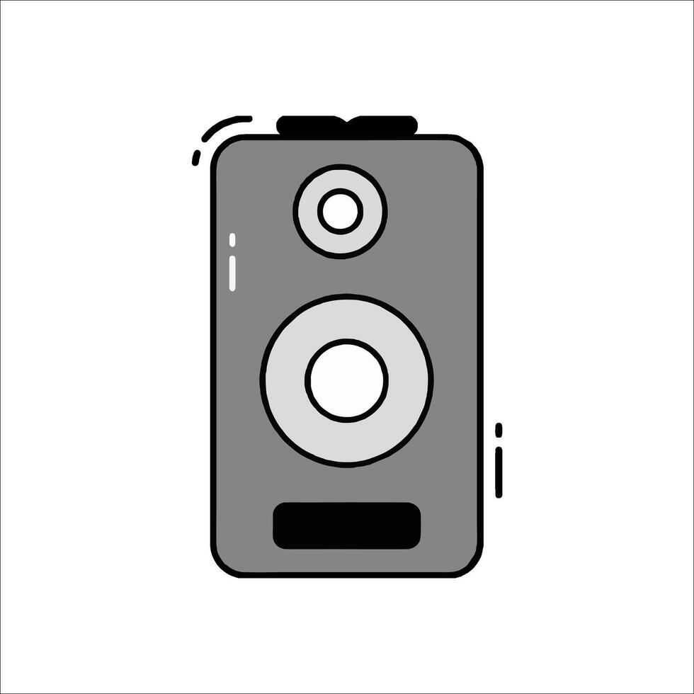 A speaker icon on a white background vector