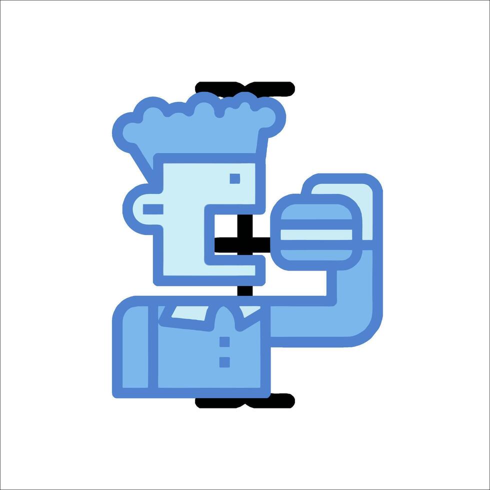 A cartoon man holding a cup of coffee vector