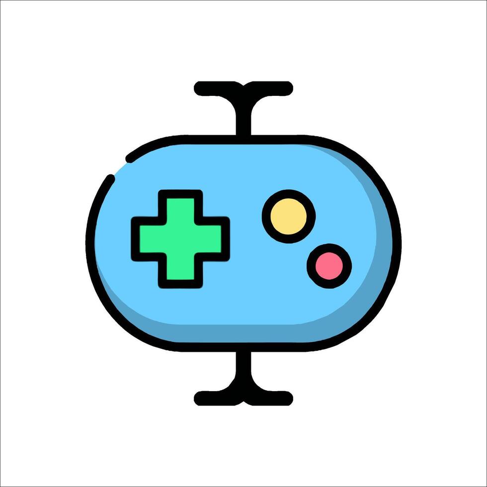 A game controller icon on a white background vector