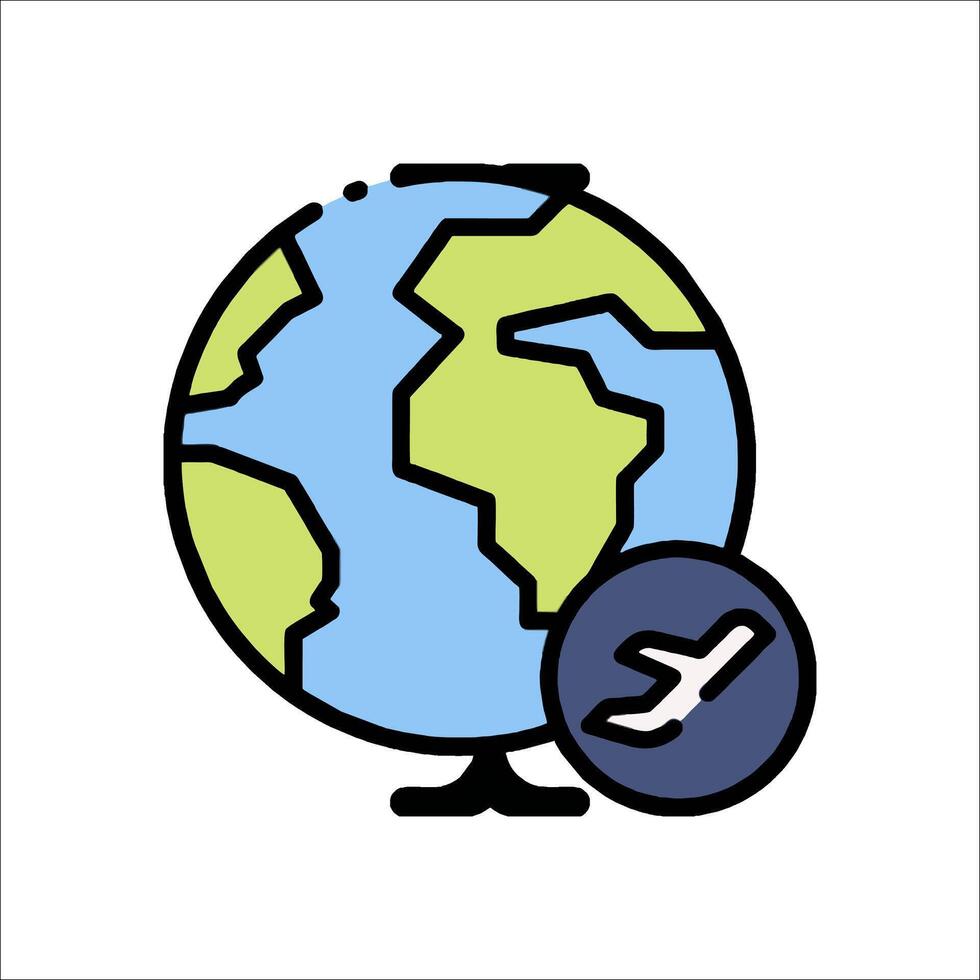 Travel icon illustration vector