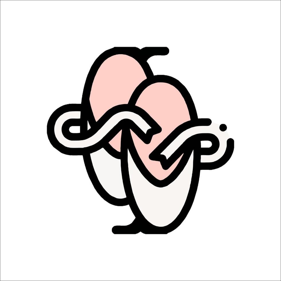 A pair of shoes with a heart on it vector