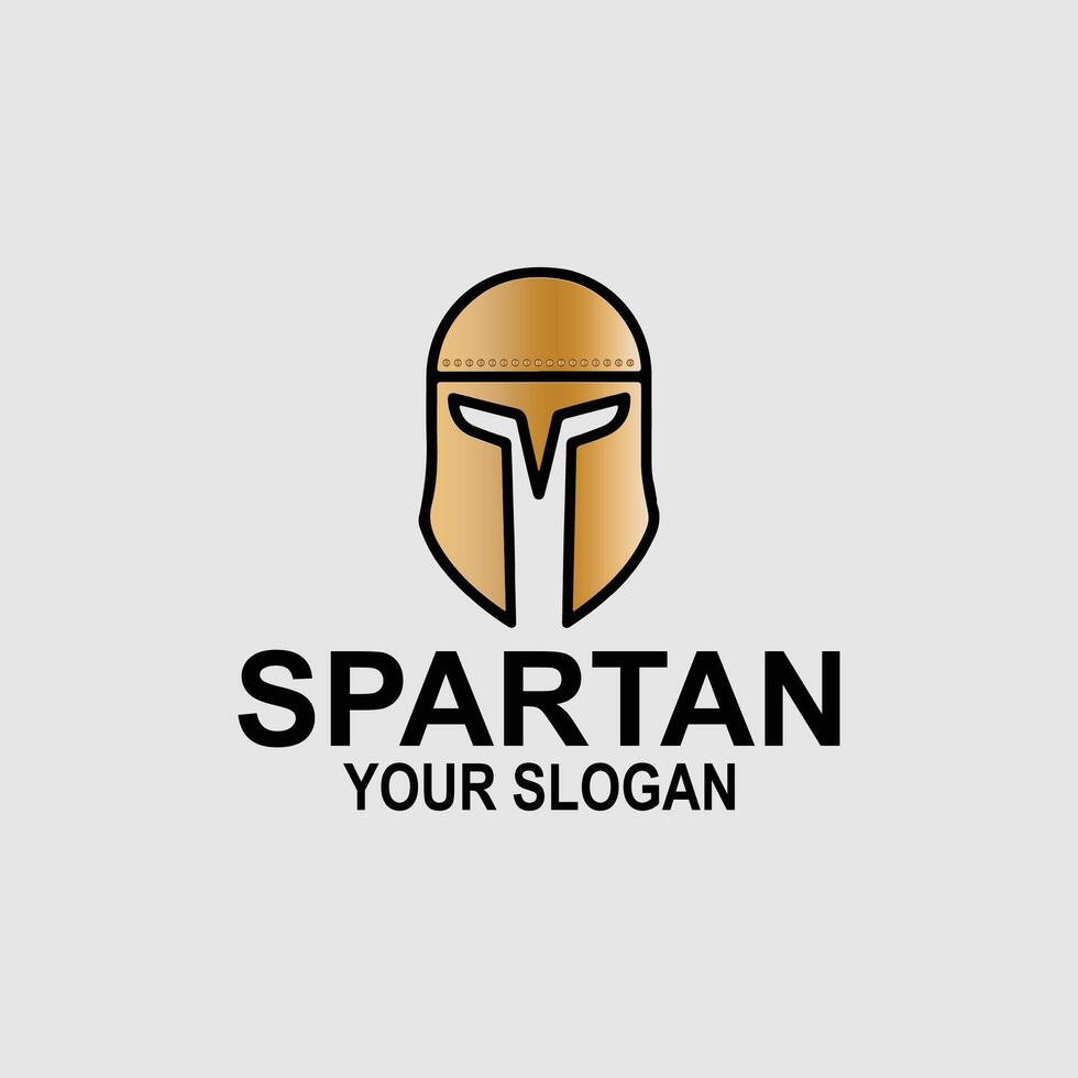 Spartan gladiator Logo , Spartan Helmet Logo and icon vector