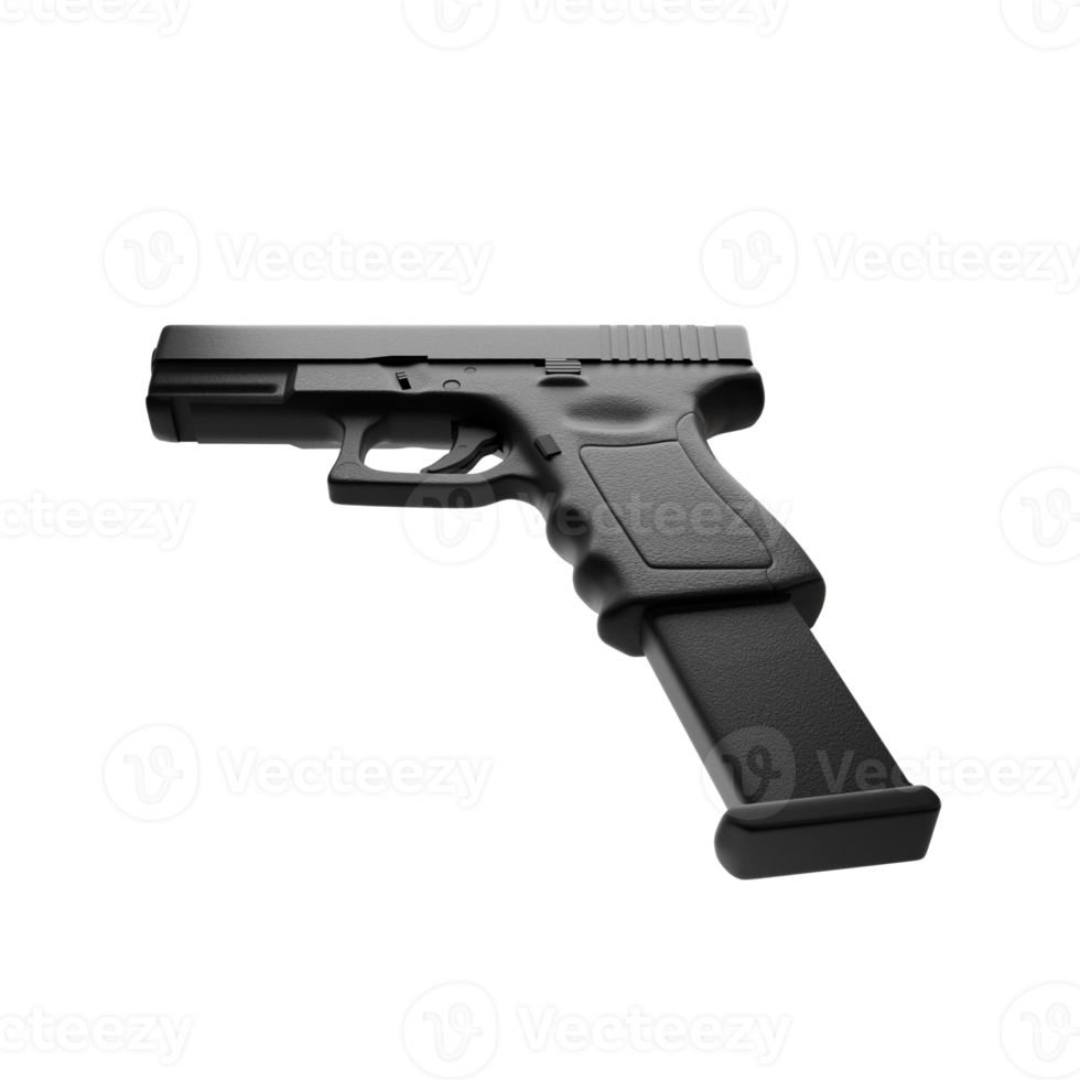 3d render do glock png